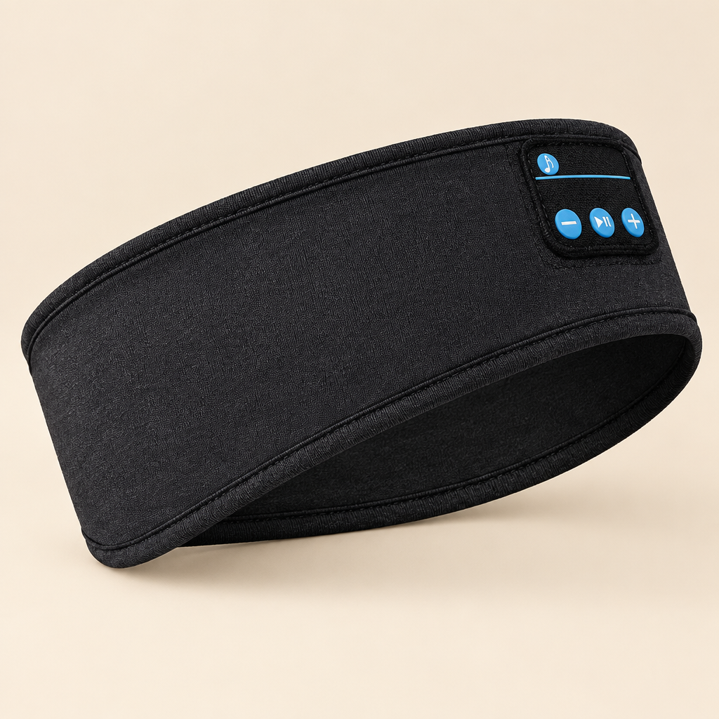 Bandeau audio seul sur fond beige